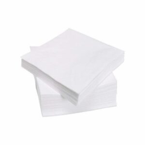 Servilleta de papel tissue extra absorbente para uso doméstico y gastronómico.
