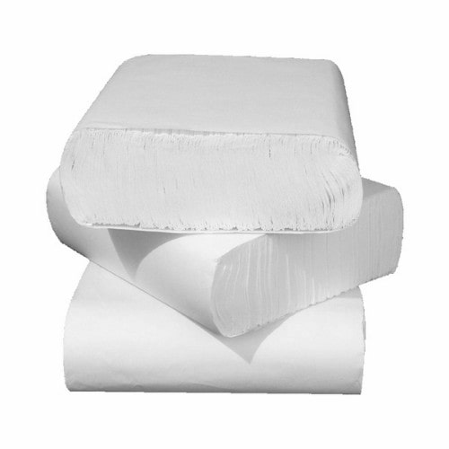 Toallas de papel intercalada para manos 1 Toallas intercaladas de papel para secado de manos, disponibles en distintas calidades y medidas.