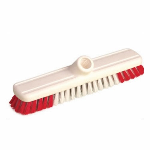 Cepillo Piso grande Cepillo de piso grande de 30 cm con cerdas de PVC y rosca inclinada, ideal para fregar y limpiar todo tipo de superficies.