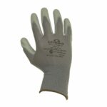Guantes de espuma de poliuretano con excelente sensibilidad táctil y ventilación, ideales para trabajos de precisión y manipulación industrial.