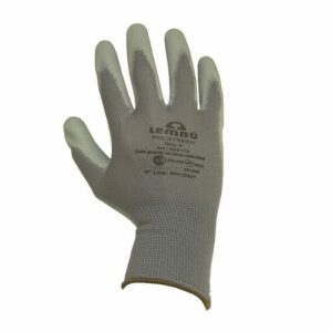 Guantes de espuma de poliuretano con excelente sensibilidad táctil y ventilación, ideales para trabajos de precisión y manipulación industrial.
