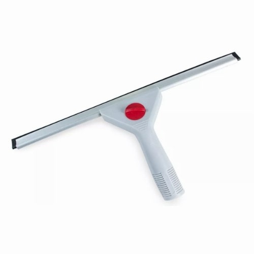 Secavidrio Pro REX profesional con empuñadura ergonómica de PVC y vaina de aluminio para limpieza de vidrios y cristales.