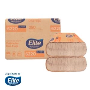 Toalla de papel ELITE Intercalada Beige 4P - 6220 - Imagen 3