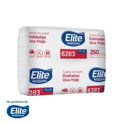 Toalla Intercalada ELITE Blanca cod 6283 -1