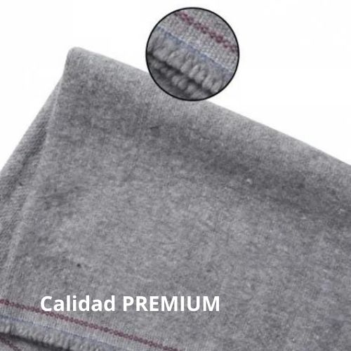 Trapos de piso Gris Premium Trapo de piso consorcio 60x70cm de alta absorción, ideal para limpieza de grandes superficies en instituciones y consorcios.