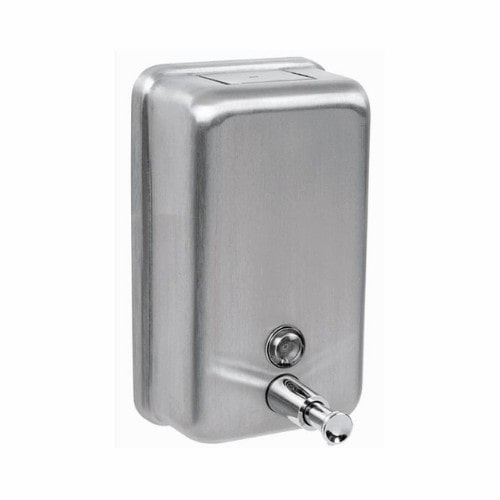 Dispenser de jabón liquido acero inox. Delux 1