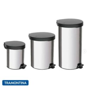 Basurero acero inoxidable Tramontina