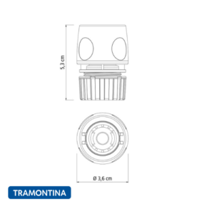 Acople rápido Tramontina para manguera - Imagen 4