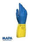 Guantes neopreno bicolor