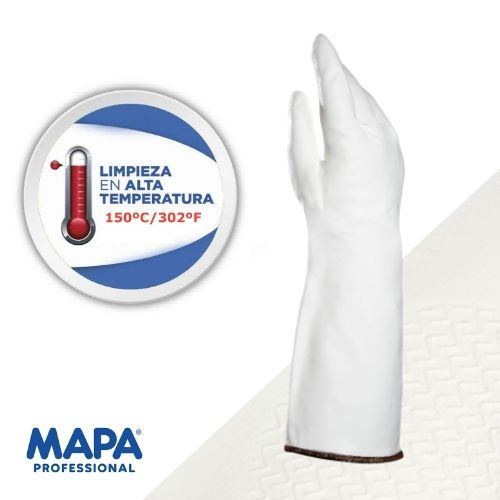 guante mapa de alta temperatura