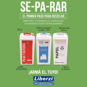 Cestos de residuos reciclables personalizado