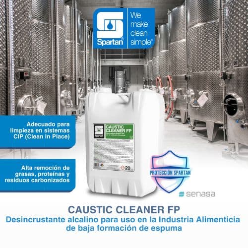 Desincrustante Alcalino Caustic Cleaner FP Spartan Liberzi