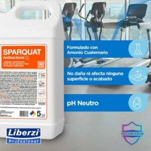 Limpiador Desinfectante Antibacterial Sparquat - Spartan - Imagen 4