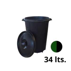 Cesto Tacho de Basura Redondo con Tapa - Imagen 3
