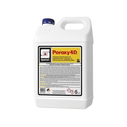 Limpiador desinfectante hospitalario Peroxy 4D para superficies críticas