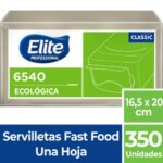 Servilletas descartable comida rapida