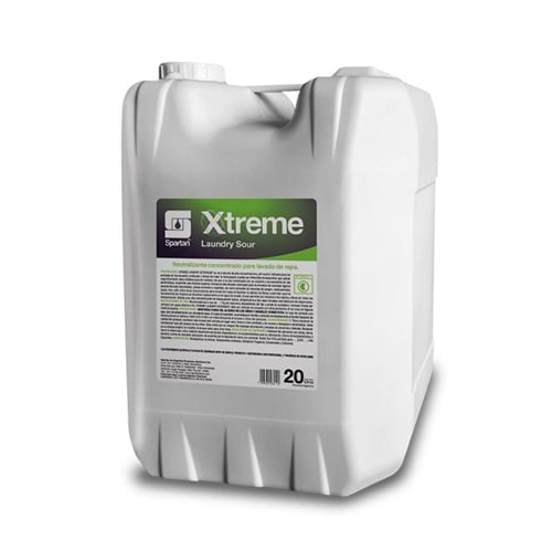 Envase de Xtreme Laundry Sour neutralizante para lavandería industrial