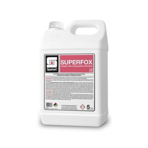 Superfox removedor de óxido y fosfatizante con acción desengrasante para metales ferrosos.