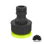 Adaptador reducción 3/4-1/2 Calplot para conexión de mangueras de riego
