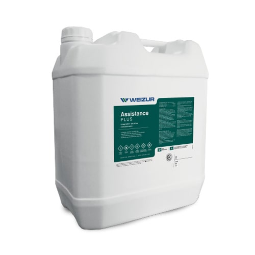 assistance plus Assistance Plus limpiador alcalino clorado para la limpieza de equipos, circuitos, bandejas y cajones plásticos en plantas procesadoras de alimentos.