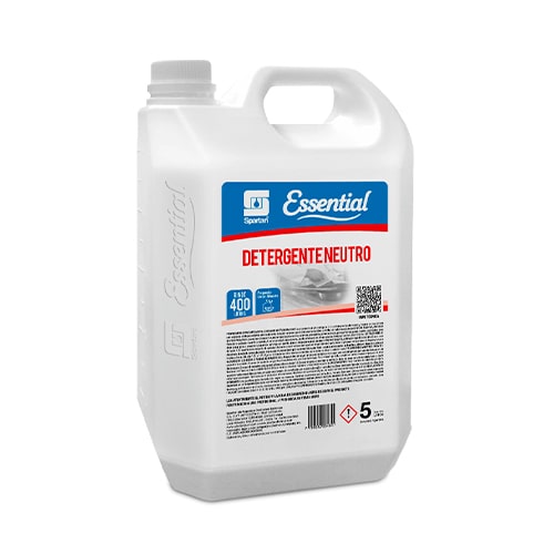 Detergente lavavajilla neutro para vajilla, utensilios y limpieza general de superficies.