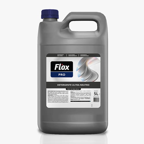 Detergente ultra neutro FLOX con activos biodegradables y alto poder desengrasante