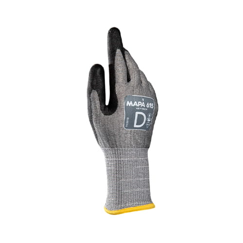 Guantes anticorte industriales KryTech 615 para trabajos de metal