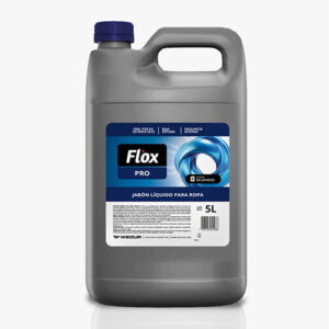 Jabón líquido ropa FLOX con tensioactivos biodegradables y baja espuma