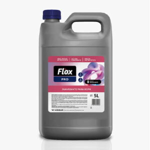 Suavizante para ropa FLOX con efecto antiestático y suavidad duradera