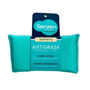 Esponja Antigrasa Experto con malla técnica para limpieza de cocina sin rayar superficies