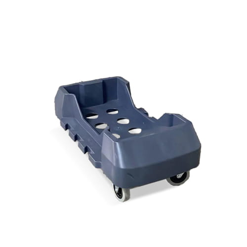 Carro Rectangular con ruedas Carro Rectangular con ruedas Vittex para el traslado de recipientes RUDO SLIM de 75 y 87 litros.