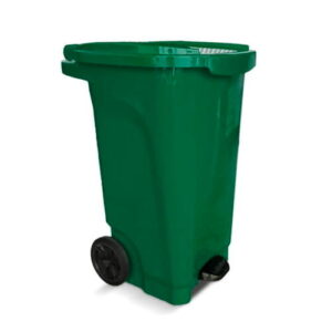 Recipiente a pedal con ruedas 140L Vittex - Imagen 3