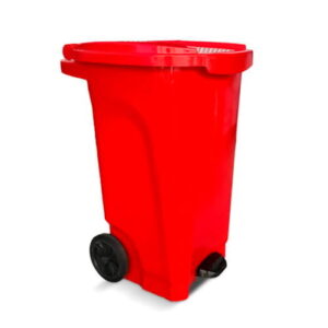 Recipiente a pedal con ruedas 140L Vittex - Imagen 4