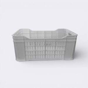 Cosechero plástico 40L reforzado y apilable para almacenamiento y transporte